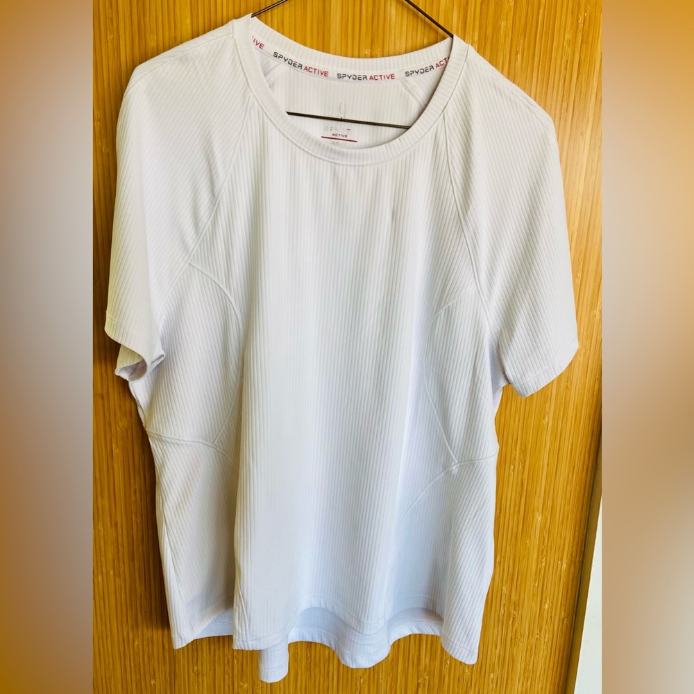 Spyder White Short Sleeve T-Shirt